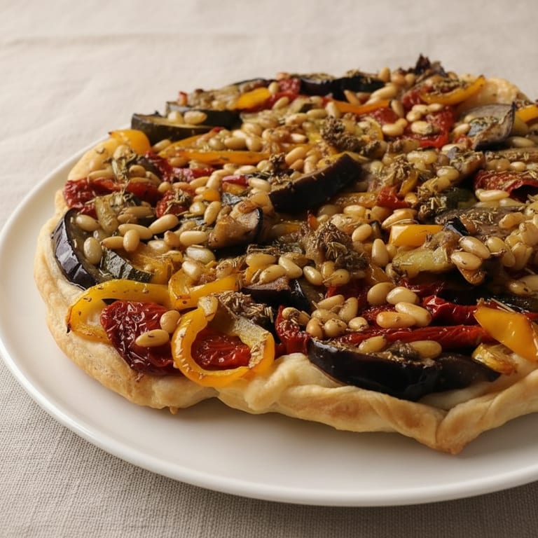 La délicieuse tatin d' aubergines