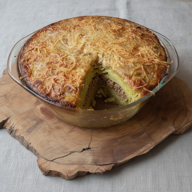 Pain de chou vert à la viande hachée