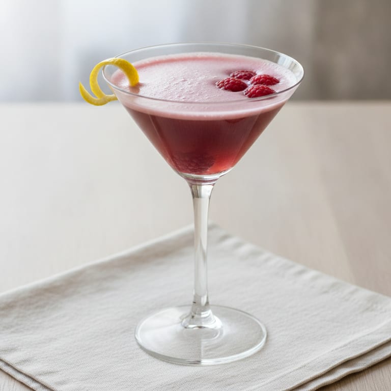 Cocktail Martini - framboises