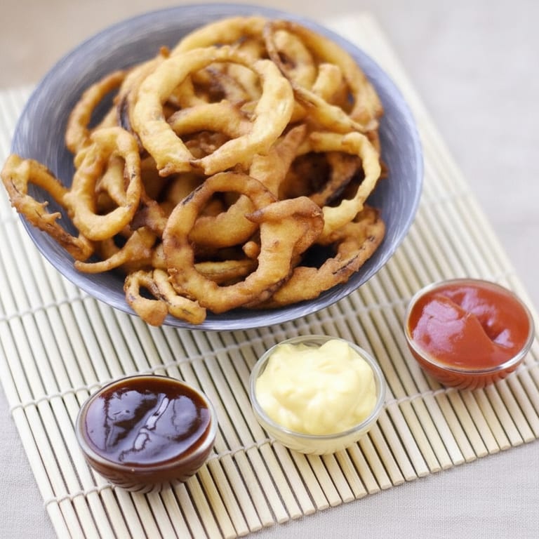 Onion rings (pâte à beignet)