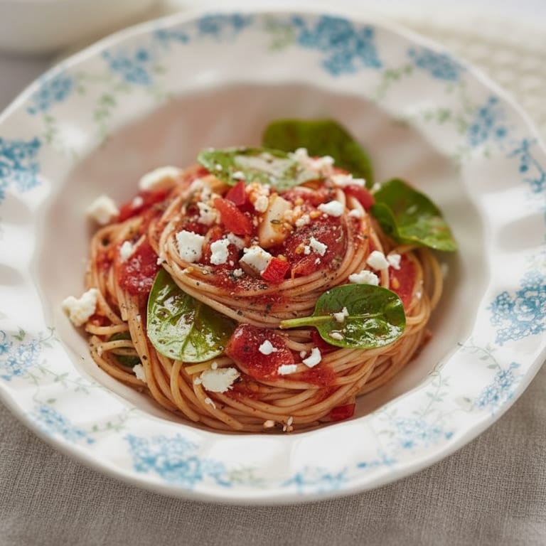 Pâtes à la feta et tomates cerises rôties (Uunifetapasta)