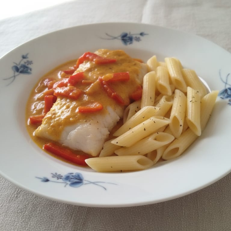 Merlu blanc au curry