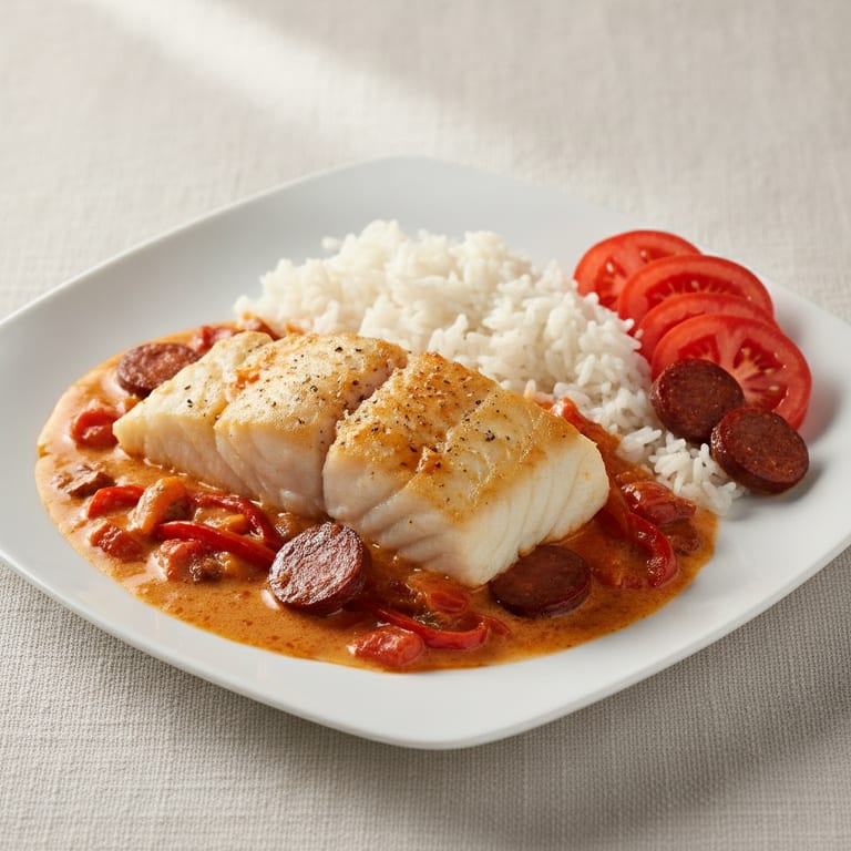 Cabillaud au chorizo