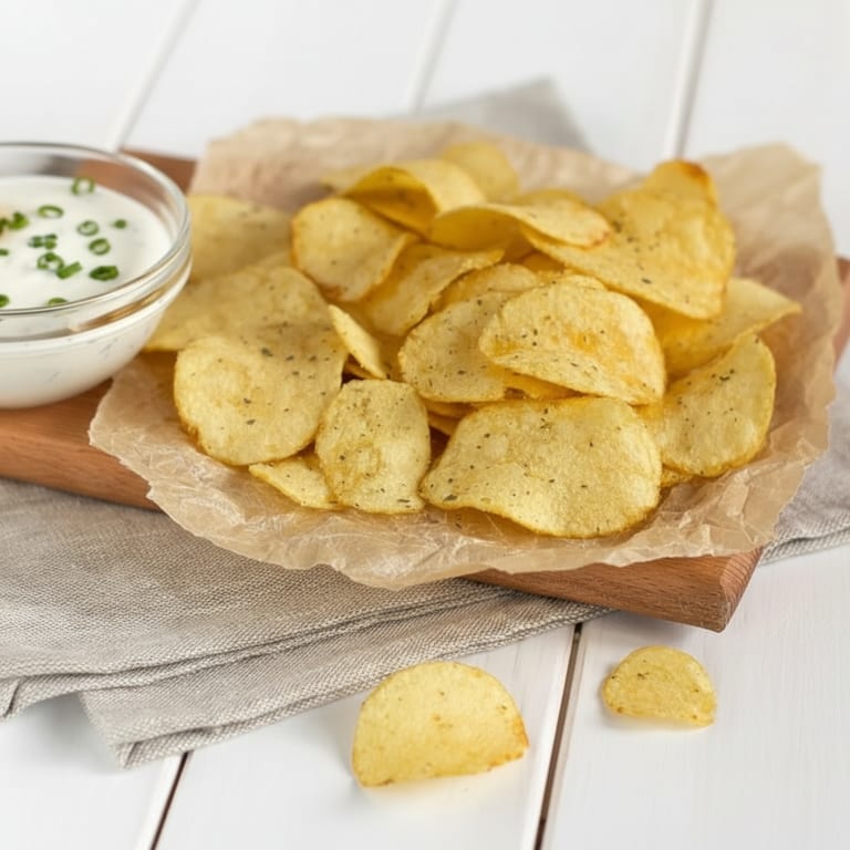 Chips légères au micro onde