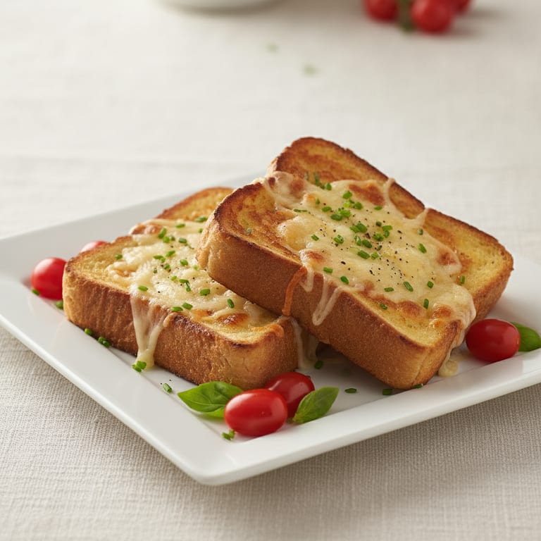 Pain perdu salé au fromage