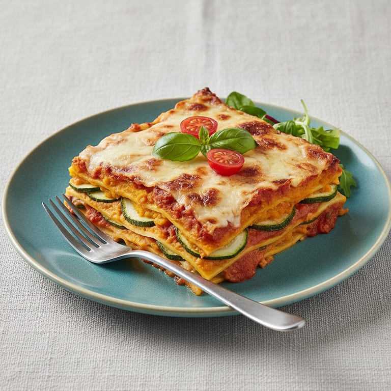 Lasagne potiron courgette