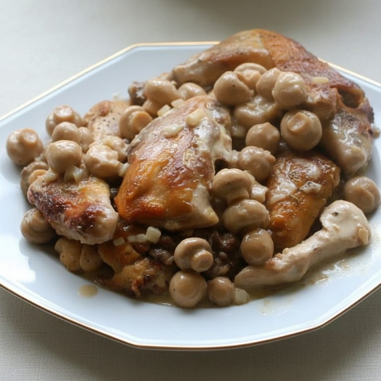 Pintade à l'étouffée