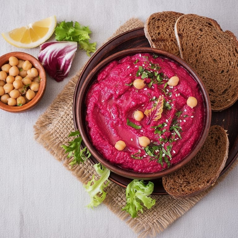 Dip betteraves houmous
