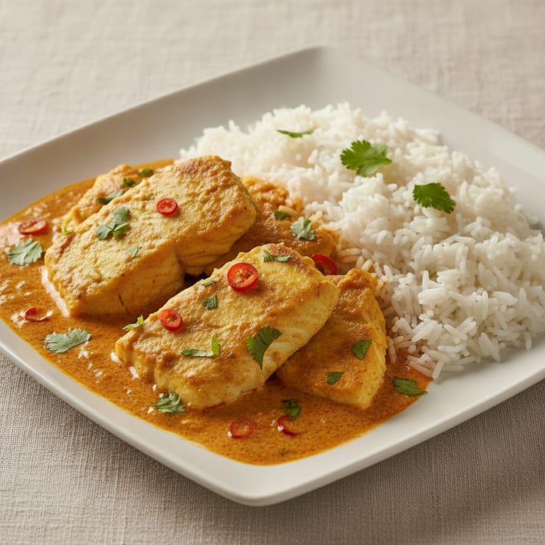 Poisson au curry express