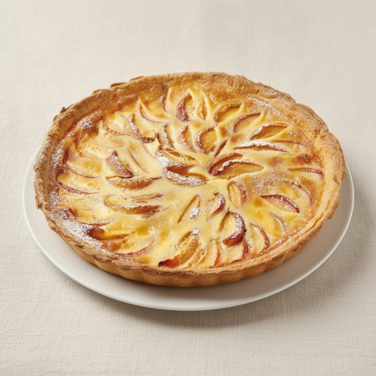 Tarte aux pêches