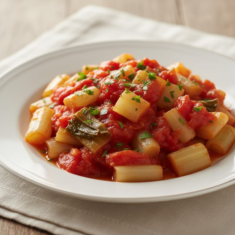 Côtes de blettes à la tomate