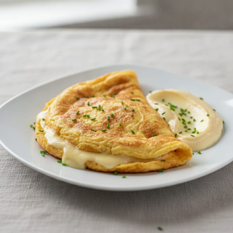 Omelette à la cancoillotte