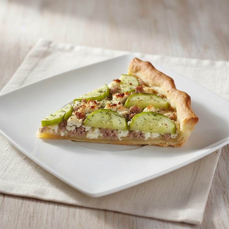 Tarte au concombre