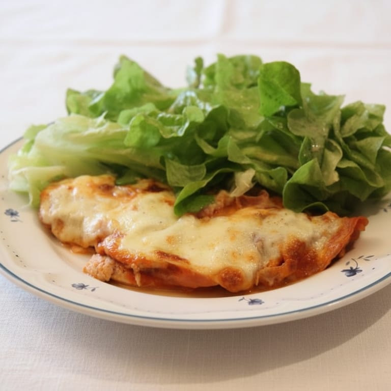 Escalope de dinde, bacon et mozzarella
