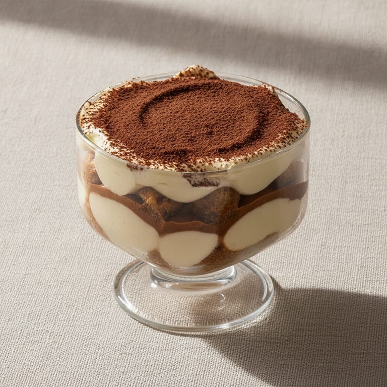 Tiramisu à la pâte à tartiner chocolat-noisette