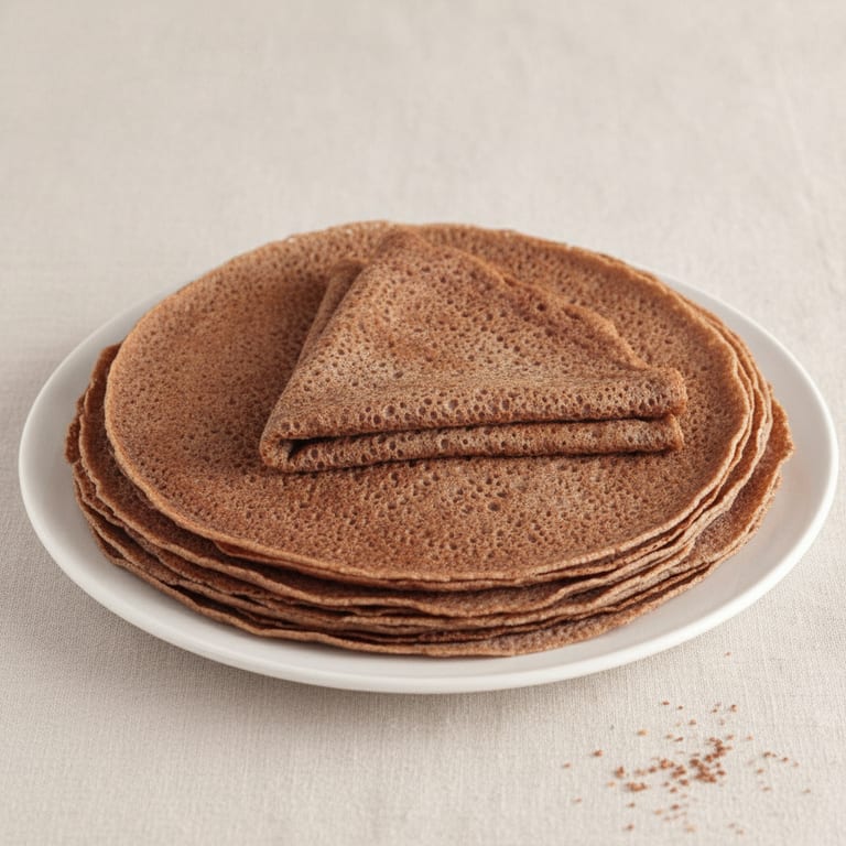 Pâte sans oeufs pour galettes de sarrasin