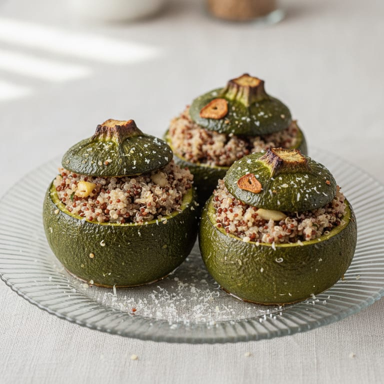 Courgettes farçies au quinoa
