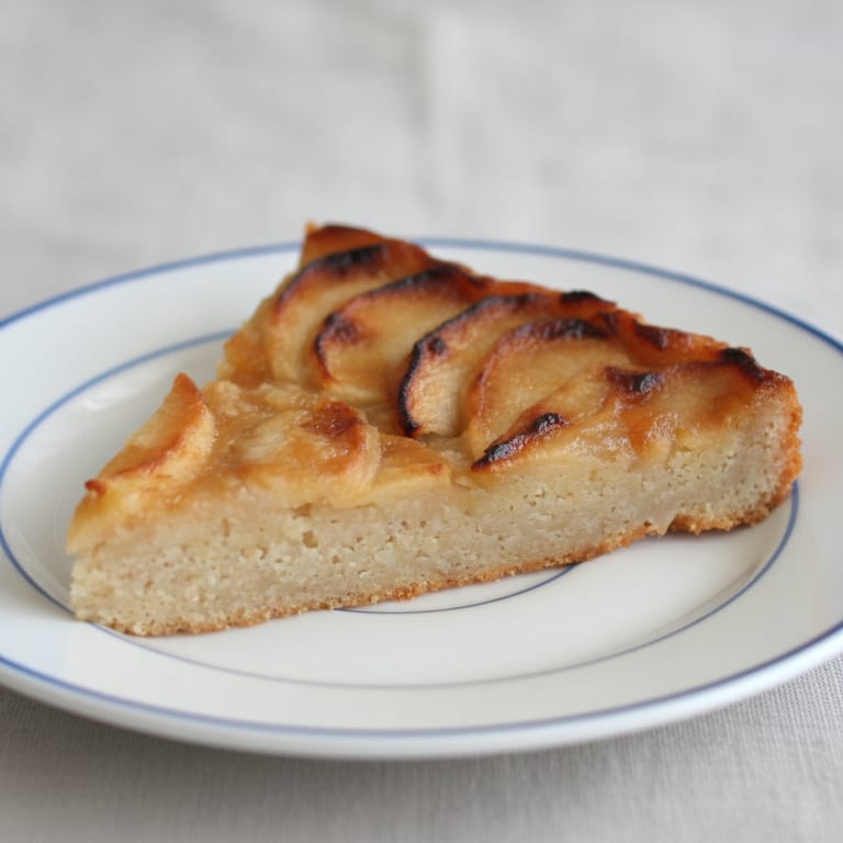 Tarte aux pommes sans pâte de ma mère (légère, rapide et facile)