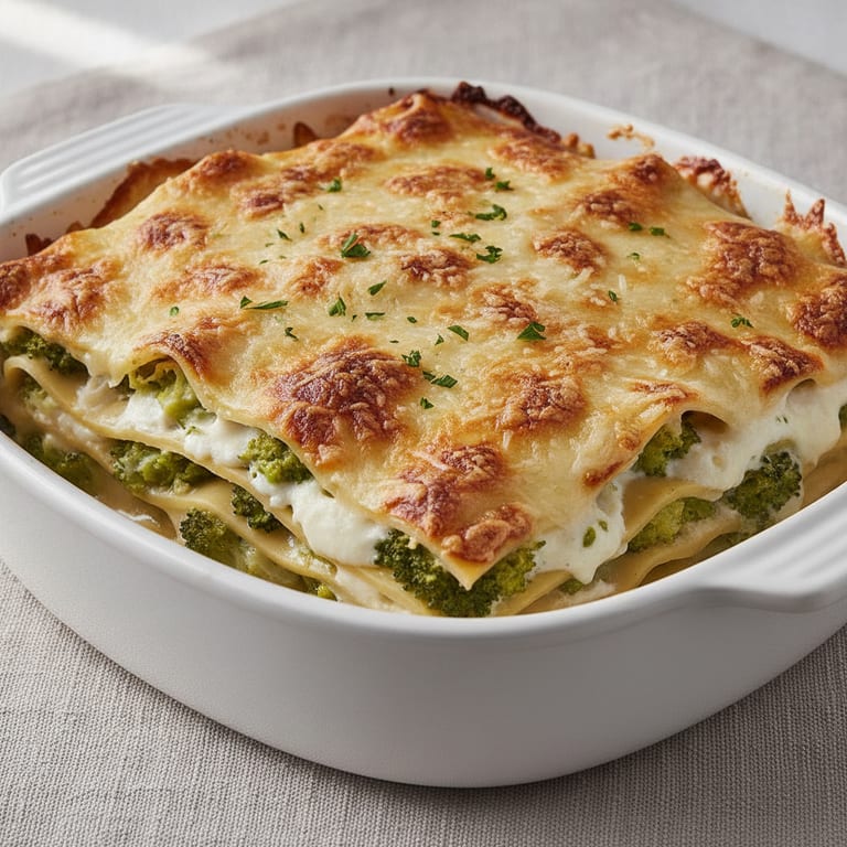 Lasagnes végétariennes aux brocolis
