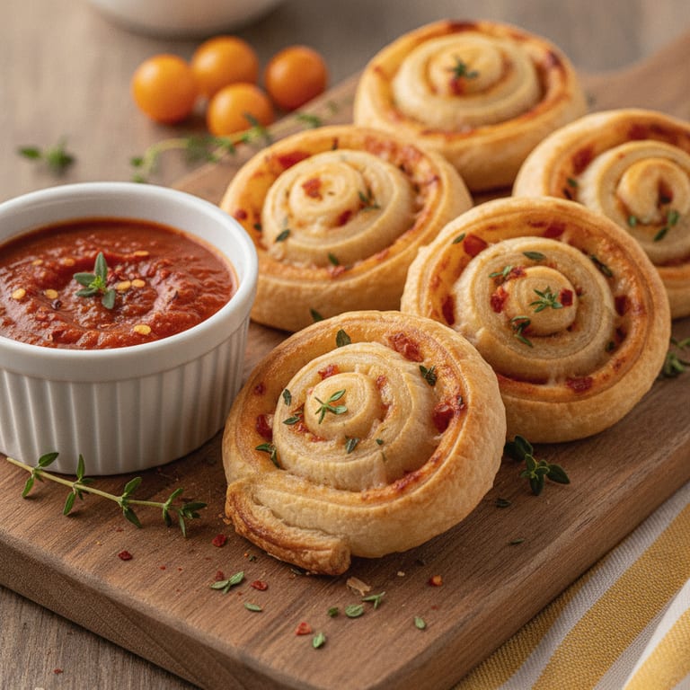 Mini pizzas escargots pour l'apéro