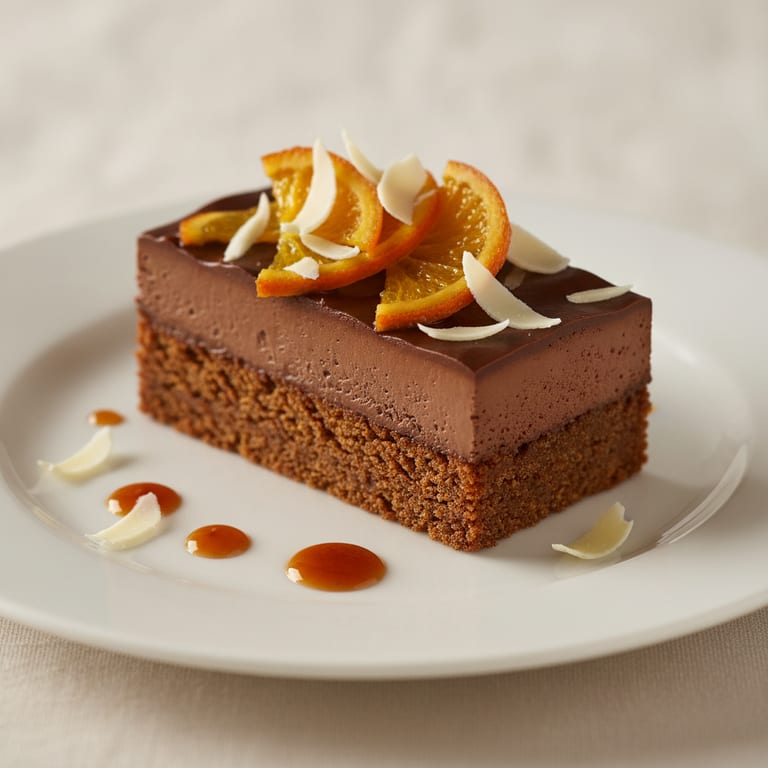 Terrine de pain d'épices au chocolat et à l'orange