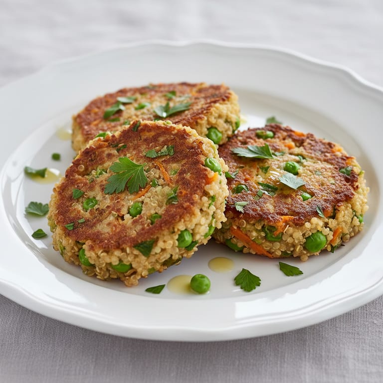 Galettes de quinoa au persil