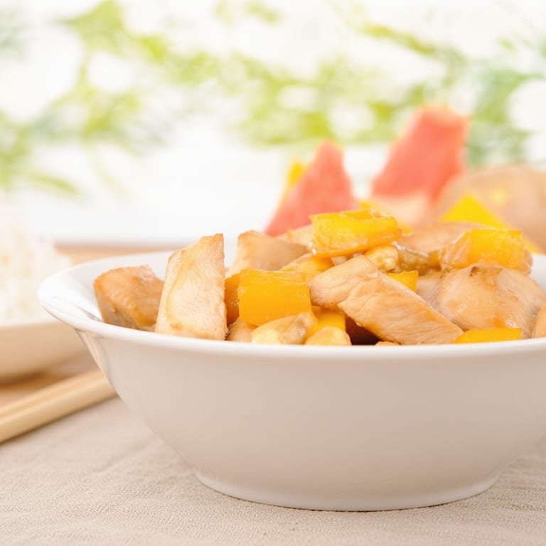 Poulet à la mangue rapide