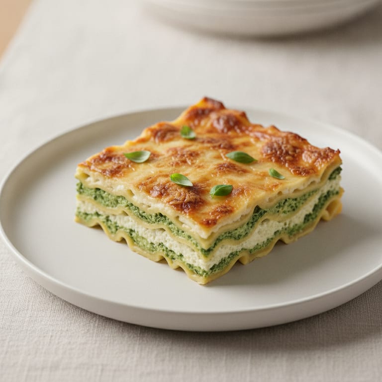 Lasagnes à la ricotta et aux épinards (rapide)