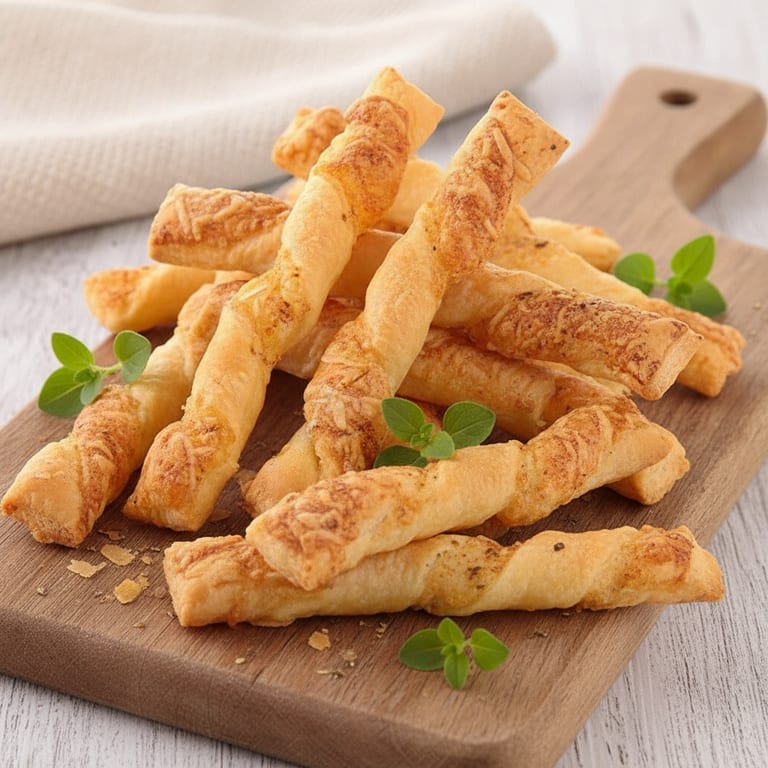 Torsades feuilletées gruyère origan