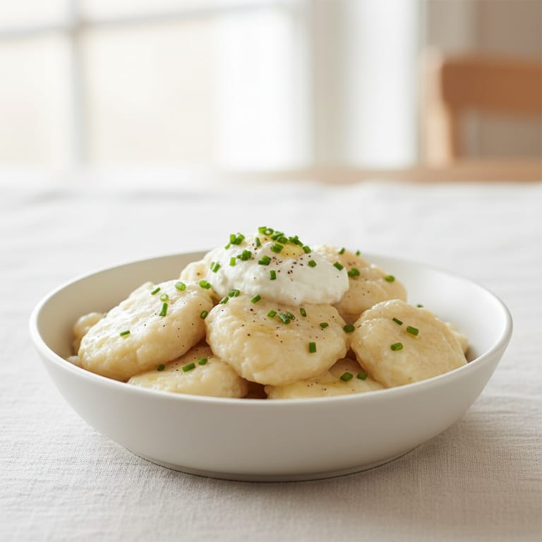 Knepfle au fromage blanc