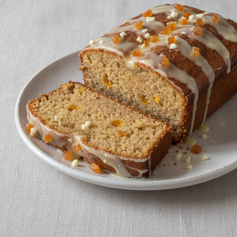 Pain d'épices fabuleux aux ecorces d'orange confite et au chocolat blanc