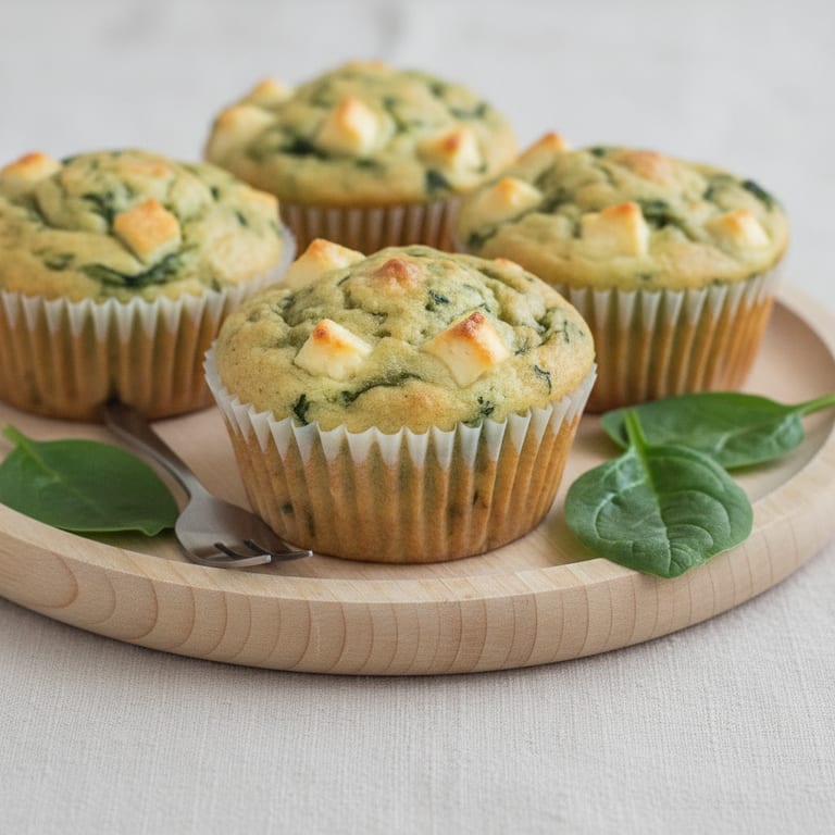 Muffins épinards/ feta