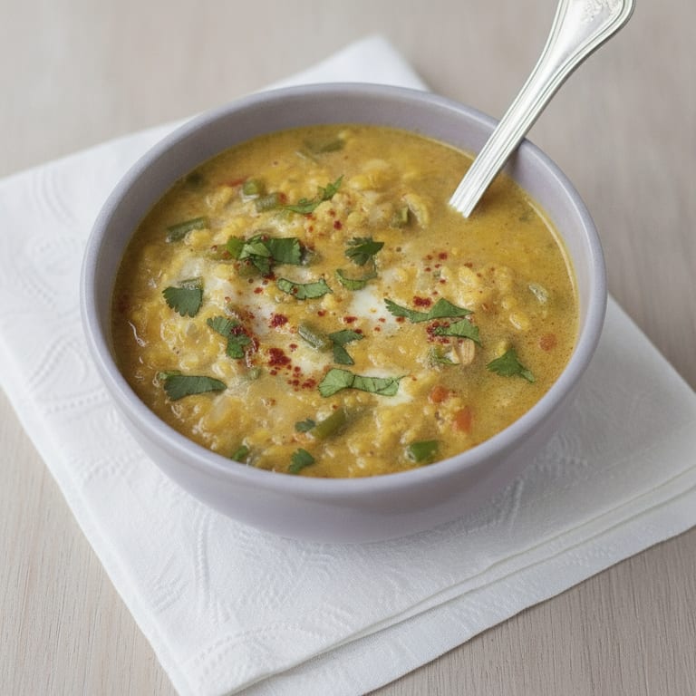 Dal lentilles au lait de coco