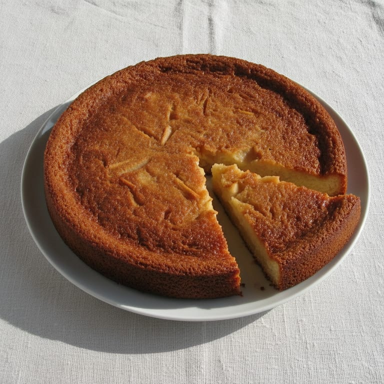 Gâteau aux pommes caramélisé