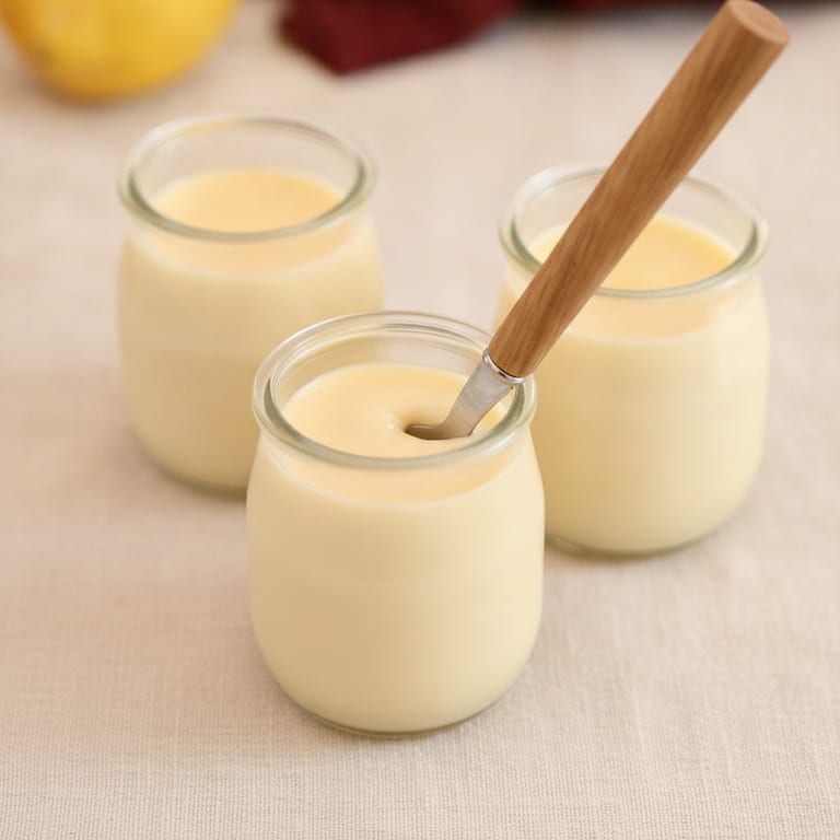 Petits pot de crème à la vanille, simple rapide et économique