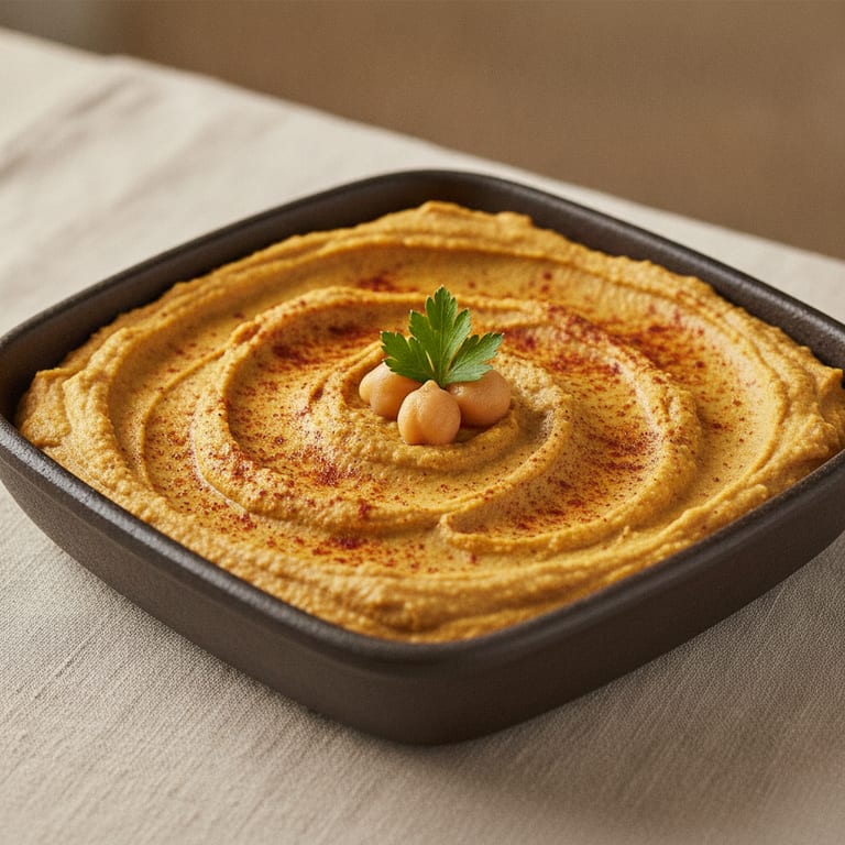 Houmous au curry