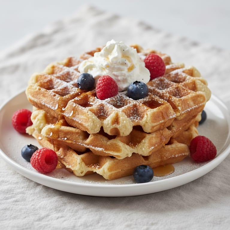 gaufres à la vanille
