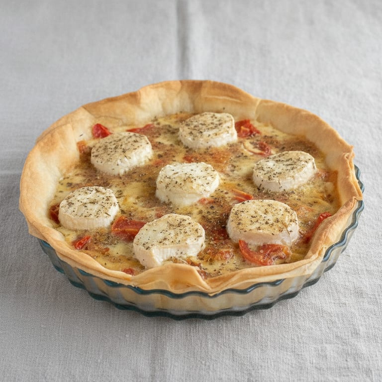 Tarte du soir végétarienne
