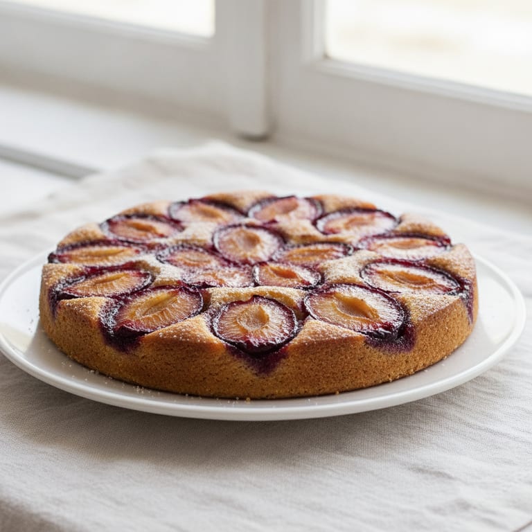 gâteau fondant aux prunes de missc