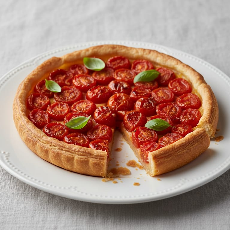 Tatin de tomates cerises