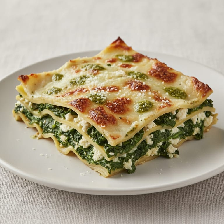 Lasagnes aux épinards faciles