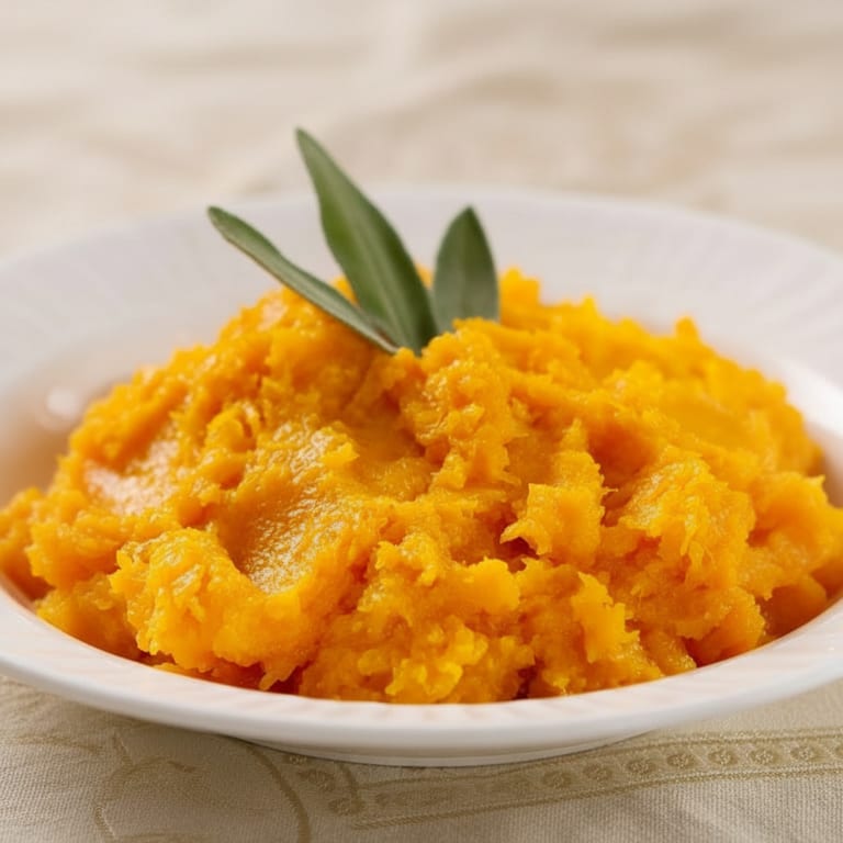 Purée de courge butternut