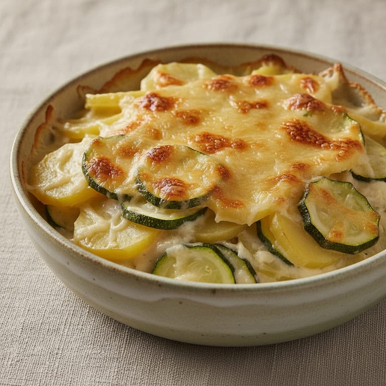 Gratin dauphinois aux courgettes