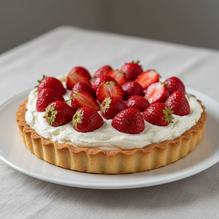 Strawberry Cloud Tart
