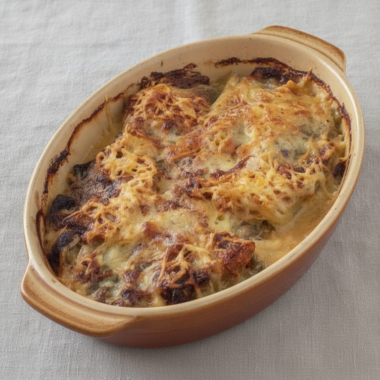 Gratin d'endives au roquefort