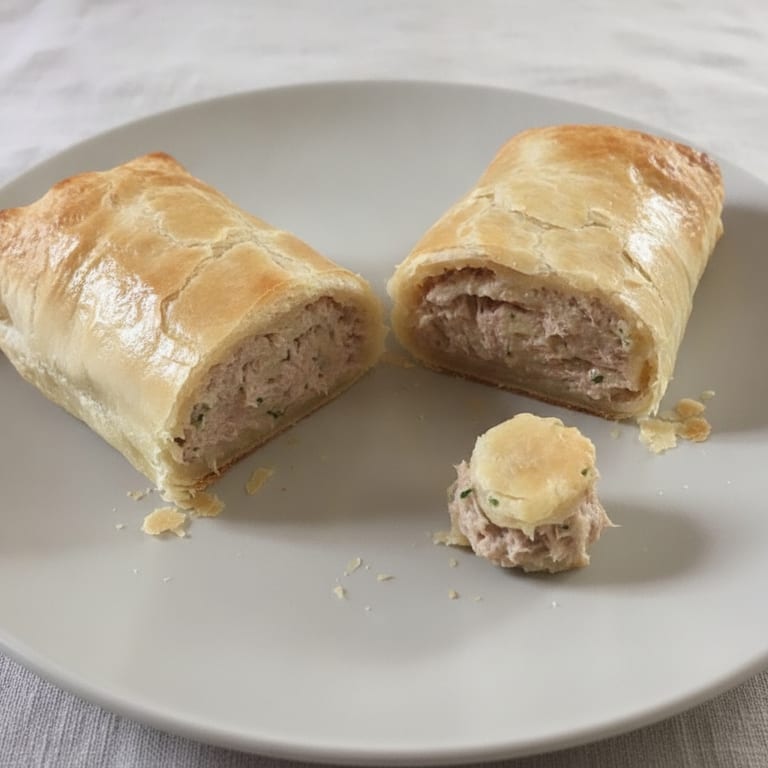 Feuilletés thon/fromage frais aux fines herbes