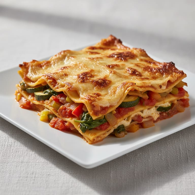 Lasagnes végétariennes au chèvre