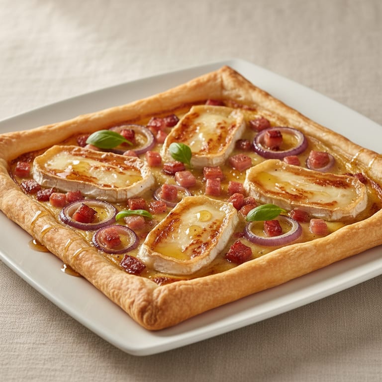 Tarte chèvre miel