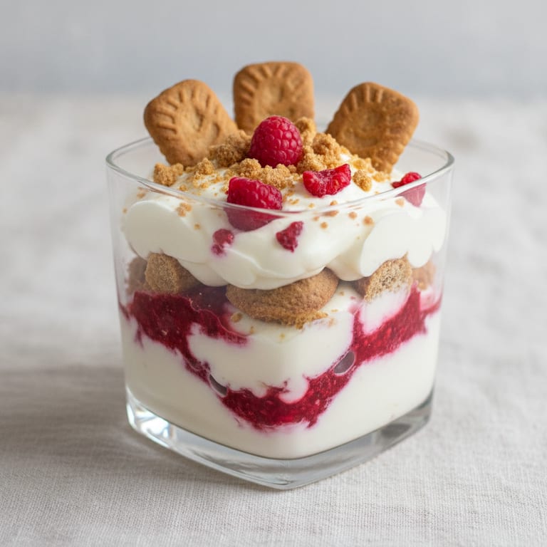 Tiramisu framboises spéculoos