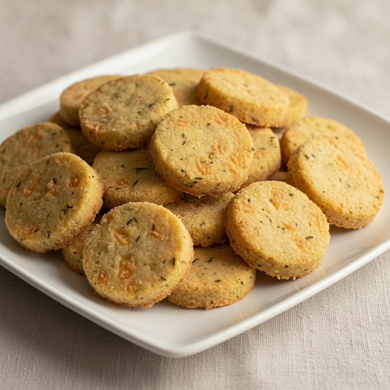 Sablés apéritifs fromage et thym